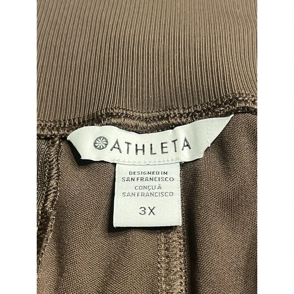 Athleta Pants Women’s 3X Brown Venice Jogger High Rise Athleisure Activewear